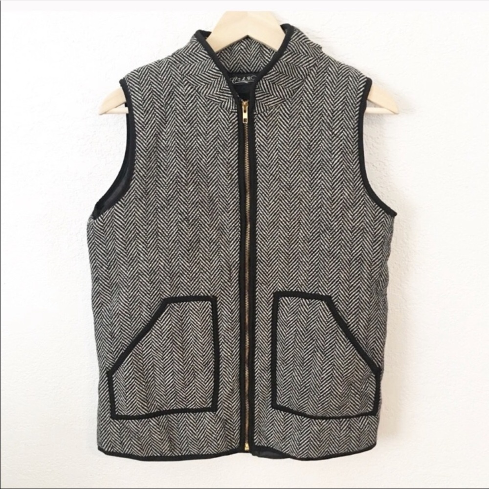 Herringbone Quilted Vest
